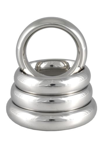 7377 Donut Shape Stainless Steel Penis Cock Rings 15mm